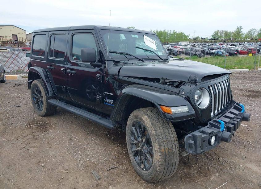 2023 Jeep Wrangler 4XE SAHARA 4X4 (VIN 1C4JJXP66PW660992) main photo