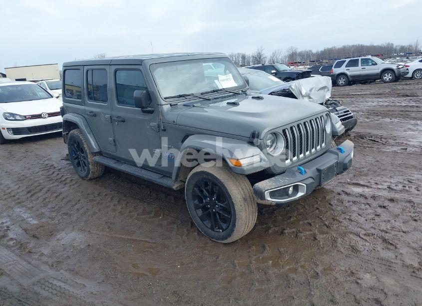 2023 Jeep Wrangler 4XE SAHARA 4X4 (VIN 1C4JJXP66PW661009) main photo