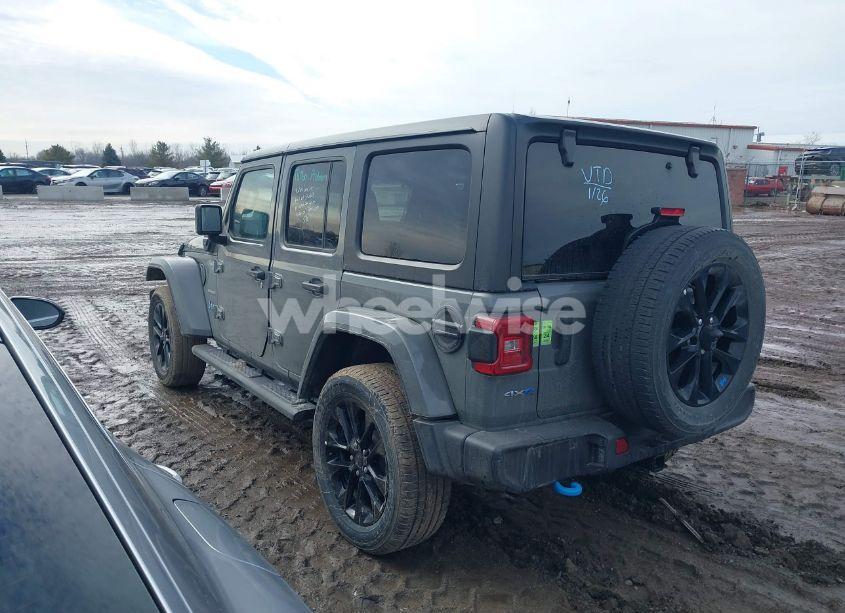 Photo 3 of 2023 Jeep Wrangler 4XE SAHARA 4X4 (VIN 1C4JJXP66PW661009)