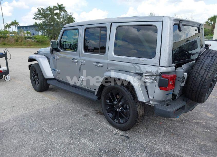 Photo 3 of 2021 Jeep Wrangler 4XE UNLIMITED HIGH ALTITUDE 4X4 (VIN 1C4JJXP67MW686559)