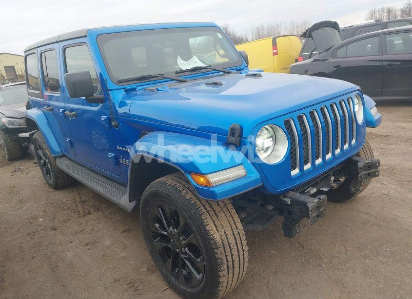 2021 Jeep Wrangler 4XE UNLIMITED SAHARA 4X4 (VIN 1C4JJXP67MW787309) main photo