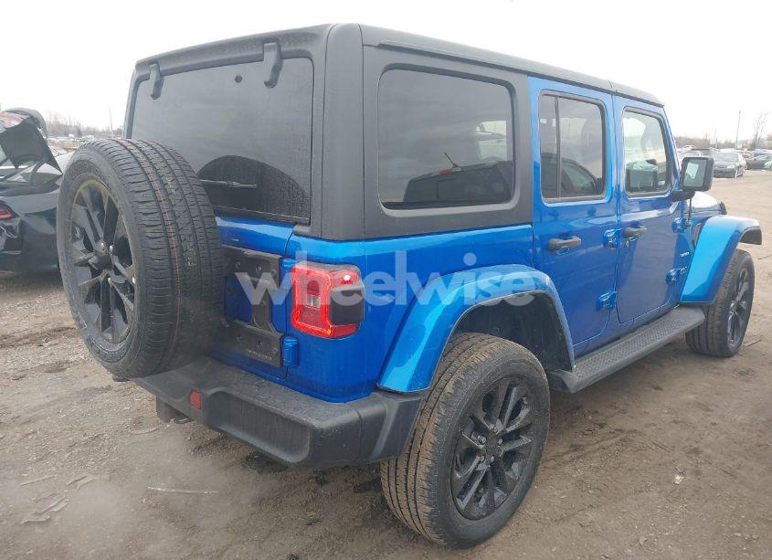 Photo 4 of 2021 Jeep Wrangler 4XE UNLIMITED SAHARA 4X4 (VIN 1C4JJXP67MW787309)