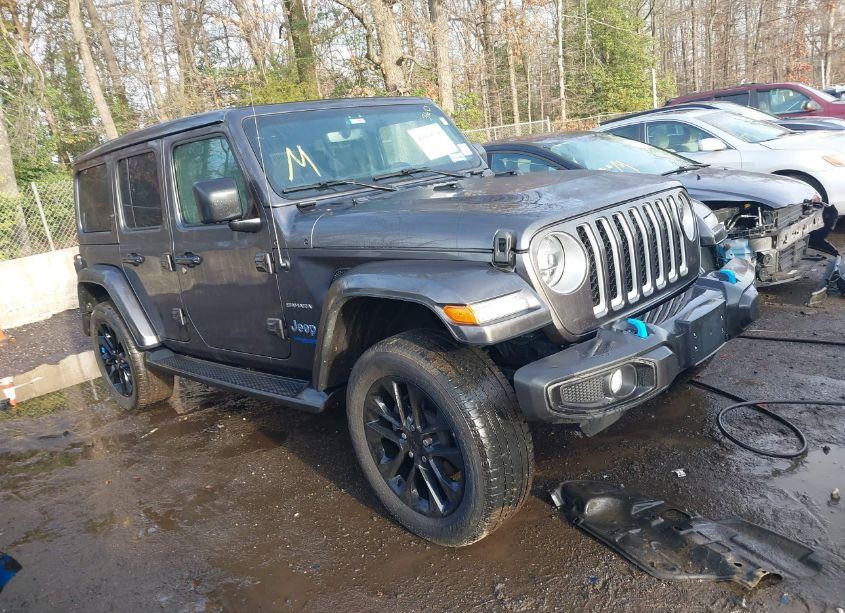 2022 Jeep Wrangler 4XE UNLIMITED SAHARA 4X4 (VIN 1C4JJXP67NW115493) main photo