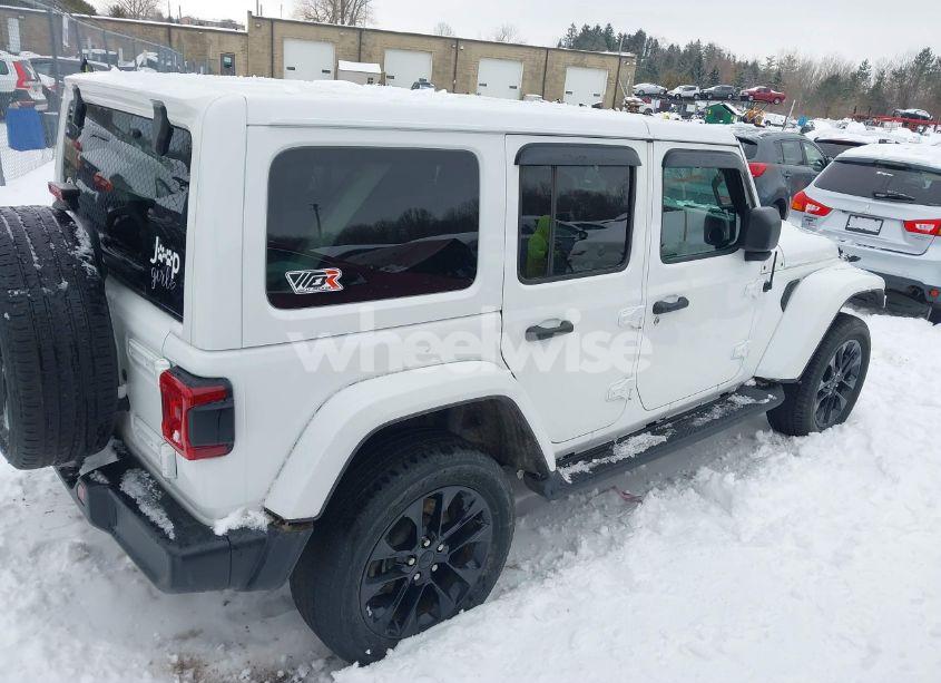 Photo 4 of 2022 Jeep Wrangler 4XE UNLIMITED SAHARA 4X4 (VIN 1C4JJXP67NW274482)