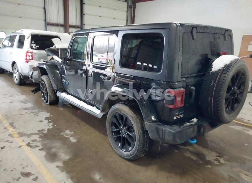 Photo 3 of 2022 Jeep Wrangler 4XE UNLIMITED SAHARA 4X4 (VIN 1C4JJXP67NW280802)