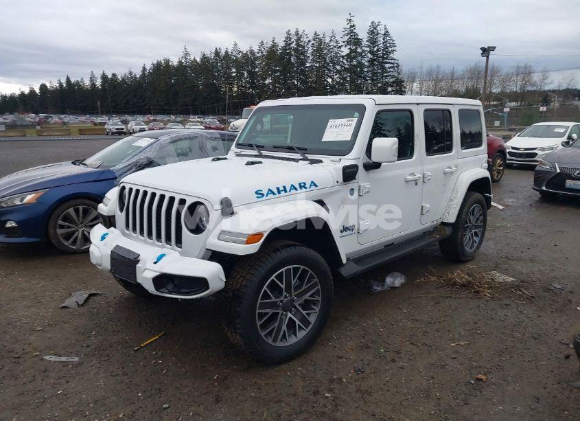 Photo 2 of 2023 Jeep Wrangler 4XE HIGH ALTITUDE 4X4 (VIN 1C4JJXP67PW604740)