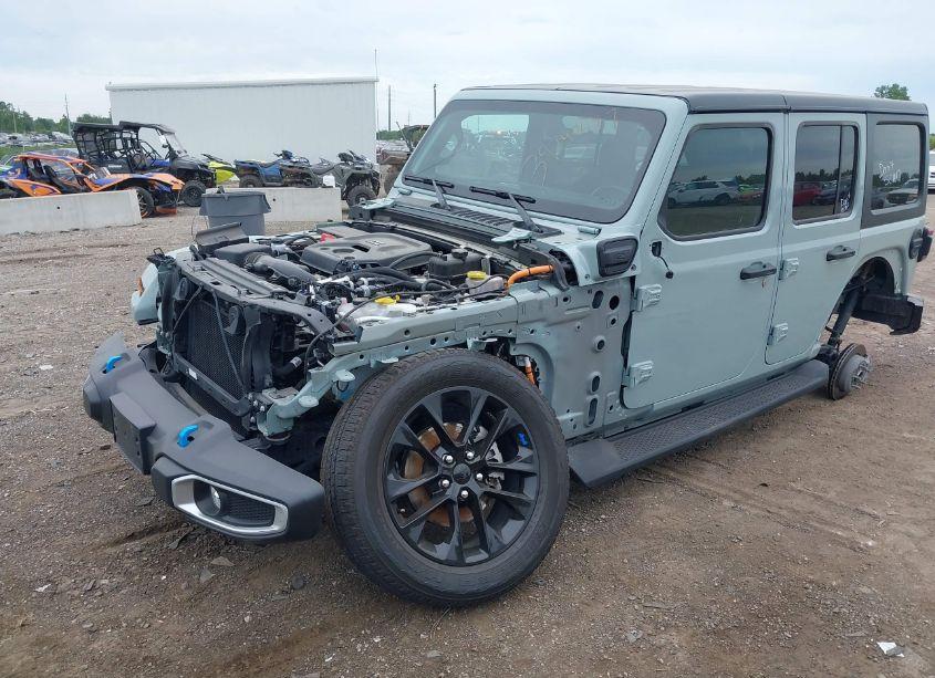 Photo 2 of 2023 Jeep Wrangler 4XE SAHARA (VIN 1C4JJXP67PW627063)