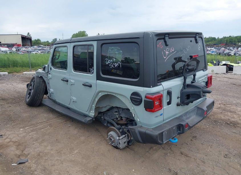 Photo 3 of 2023 Jeep Wrangler 4XE SAHARA (VIN 1C4JJXP67PW627063)