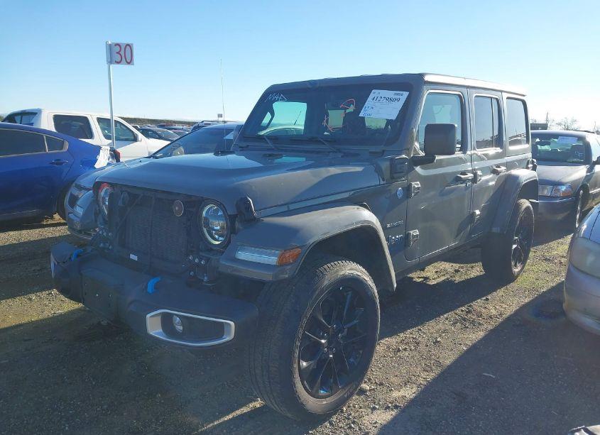 Photo 2 of 2023 Jeep Wrangler 4XE SAHARA 4X4 (VIN 1C4JJXP67PW628570)