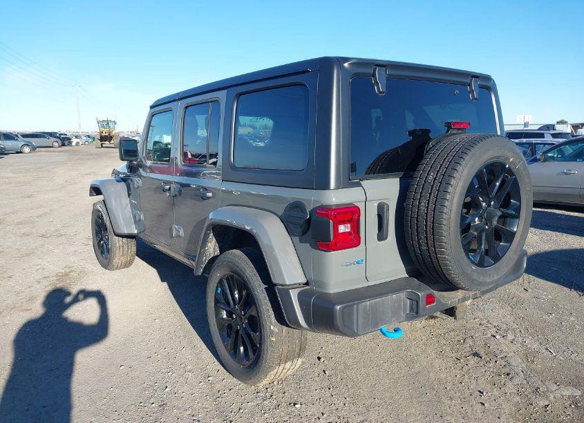 Photo 3 of 2023 Jeep Wrangler 4XE SAHARA 4X4 (VIN 1C4JJXP67PW628570)