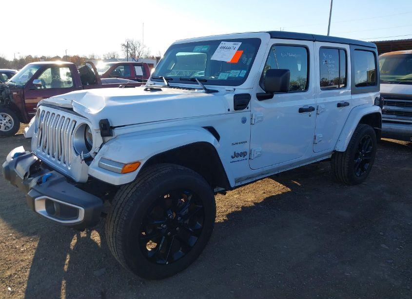 Photo 2 of 2023 Jeep Wrangler 4XE SAHARA 4X4 (VIN 1C4JJXP67PW630416)