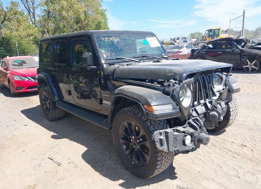 2021 Jeep Wrangler 4XE UNLIMITED SAHARA 4X4 (VIN 1C4JJXP68MW705264) main photo