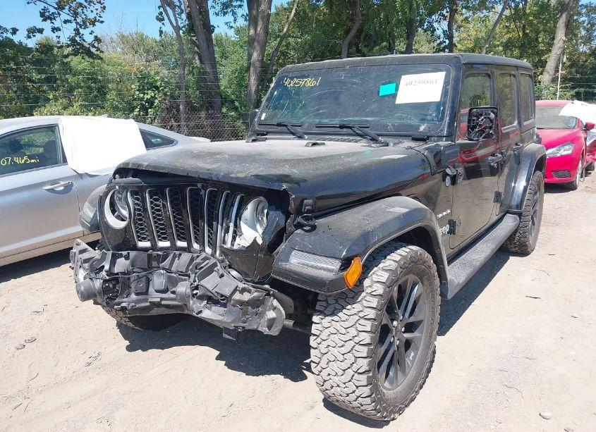 Photo 6 of 2021 Jeep Wrangler 4XE UNLIMITED SAHARA 4X4 (VIN 1C4JJXP68MW705264)