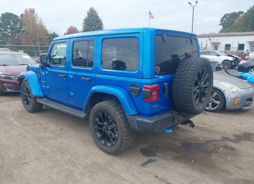 Photo 3 of 2022 Jeep Wrangler 4XE UNLIMITED SAHARA 4X4 (VIN 1C4JJXP68NW278380)
