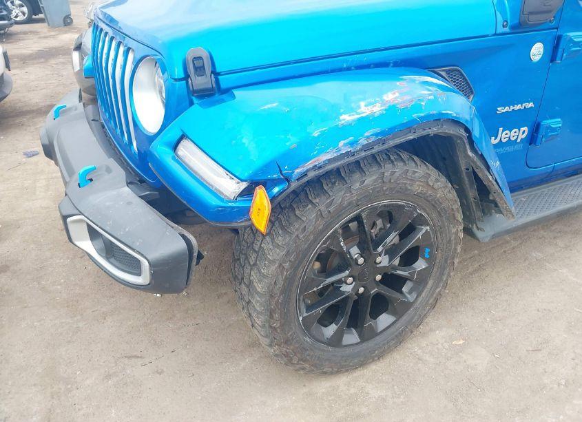 Photo 6 of 2022 Jeep Wrangler 4XE UNLIMITED SAHARA 4X4 (VIN 1C4JJXP68NW278380)
