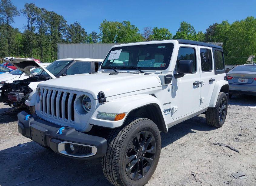 Photo 2 of 2023 Jeep Wrangler 4XE SAHARA 4X4 (VIN 1C4JJXP68PW630618)