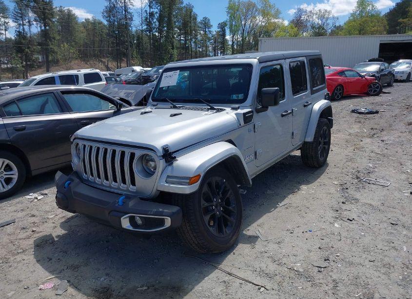 Photo 2 of 2023 Jeep Wrangler 4XE SAHARA 4X4 (VIN 1C4JJXP68PW698840)