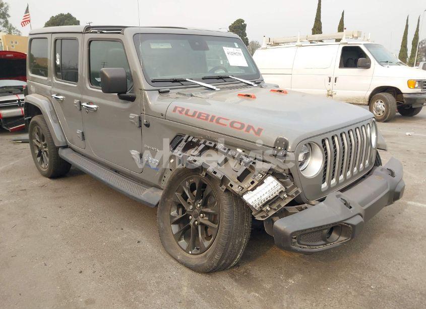 2021 Jeep Wrangler 4XE UNLIMITED SAHARA 4X4 (VIN 1C4JJXP69MW829947) main photo