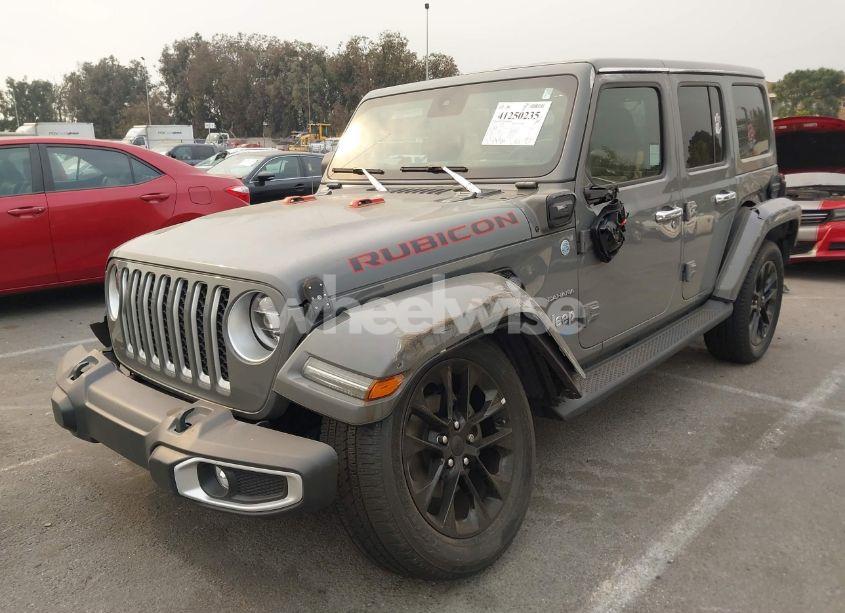 Photo 2 of 2021 Jeep Wrangler 4XE UNLIMITED SAHARA 4X4 (VIN 1C4JJXP69MW829947)