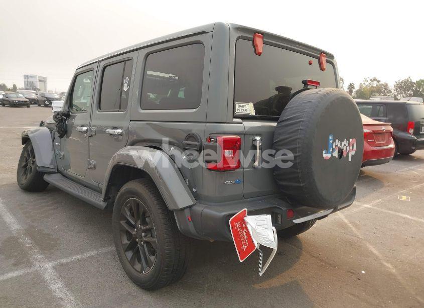 Photo 3 of 2021 Jeep Wrangler 4XE UNLIMITED SAHARA 4X4 (VIN 1C4JJXP69MW829947)