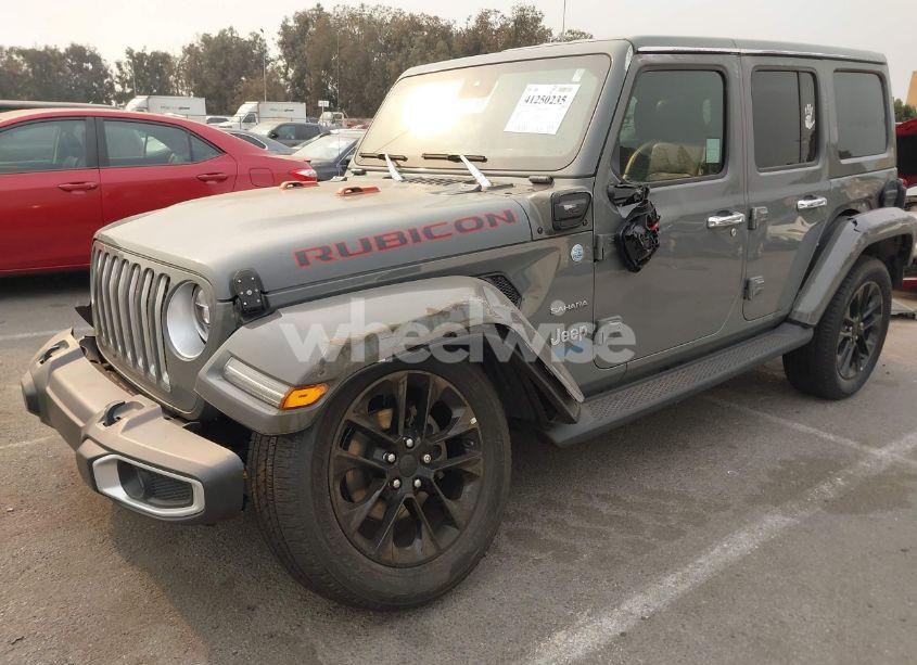 Photo 6 of 2021 Jeep Wrangler 4XE UNLIMITED SAHARA 4X4 (VIN 1C4JJXP69MW829947)