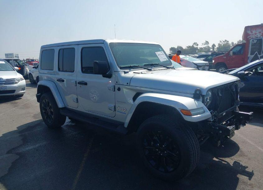 2022 Jeep Wrangler 4XE UNLIMITED SAHARA 4X4 (VIN 1C4JJXP69NW220598) main photo