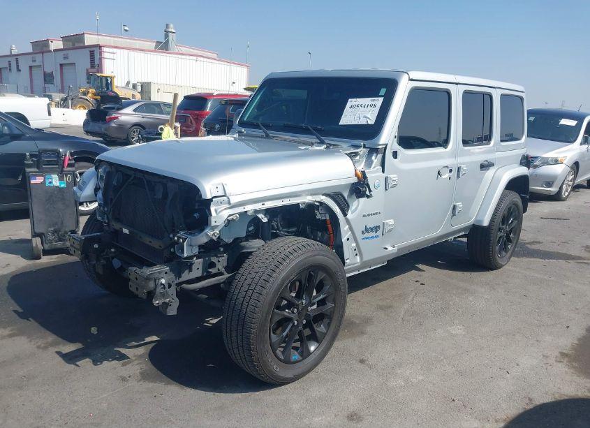 Photo 2 of 2022 Jeep Wrangler 4XE UNLIMITED SAHARA 4X4 (VIN 1C4JJXP69NW220598)