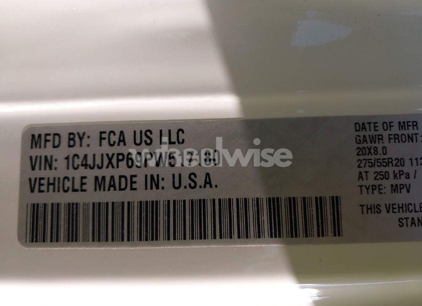 Photo 9 of 2023 Jeep Wrangler 4XE HIGH ALTITUDE 4X4 (VIN 1C4JJXP69PW517180)