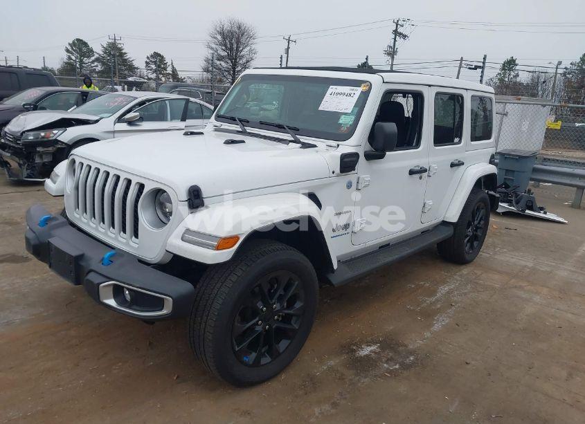 Photo 2 of 2023 Jeep Wrangler 4XE SAHARA 4X4 (VIN 1C4JJXP69PW553161)