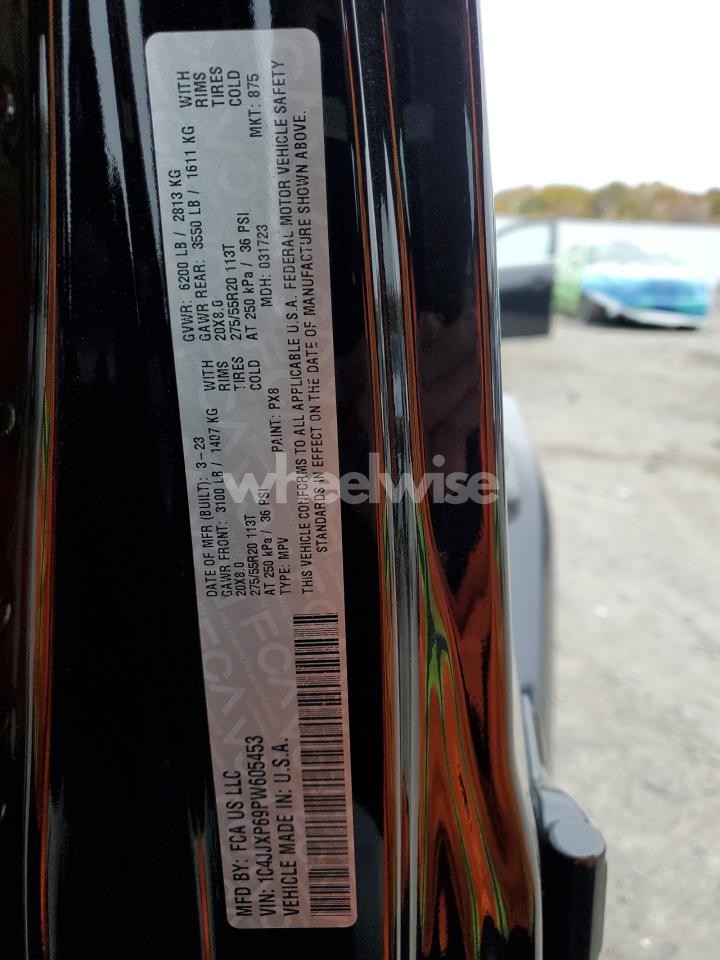 Photo 12 of 2023 JEEP WRANGLER SAHARA 4XE (VIN 1C4JJXP69PW605453)