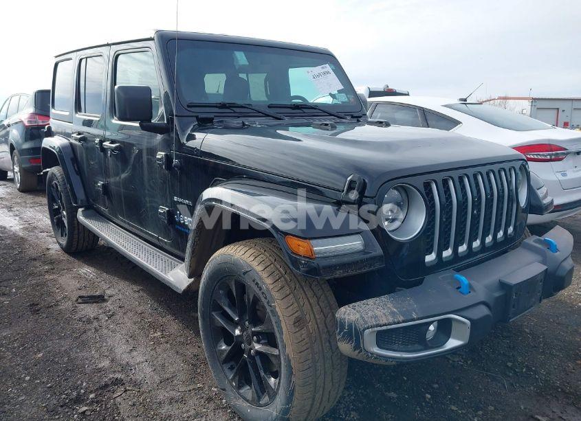 2023 Jeep Wrangler 4XE SAHARA 4X4 (VIN 1C4JJXP69PW627436) main photo