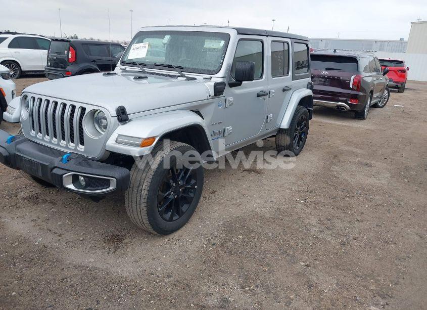 Photo 2 of 2023 Jeep Wrangler 4XE SAHARA 4X4 (VIN 1C4JJXP69PW630496)