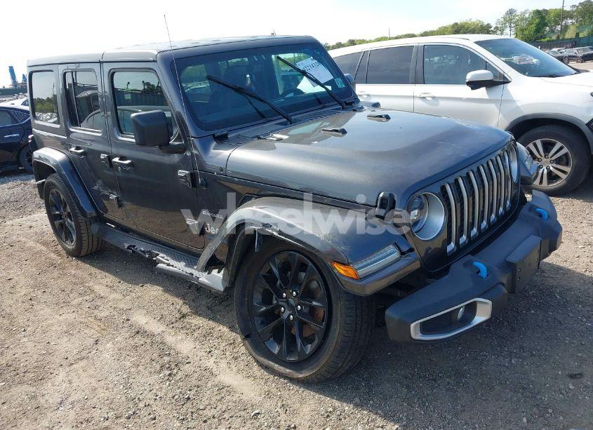 2023 Jeep Wrangler 4XE SAHARA 4X4 (VIN 1C4JJXP69PW684803) main photo