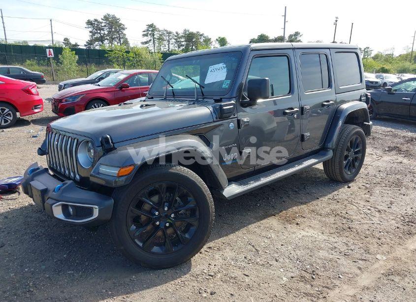Photo 2 of 2023 Jeep Wrangler 4XE SAHARA 4X4 (VIN 1C4JJXP69PW684803)