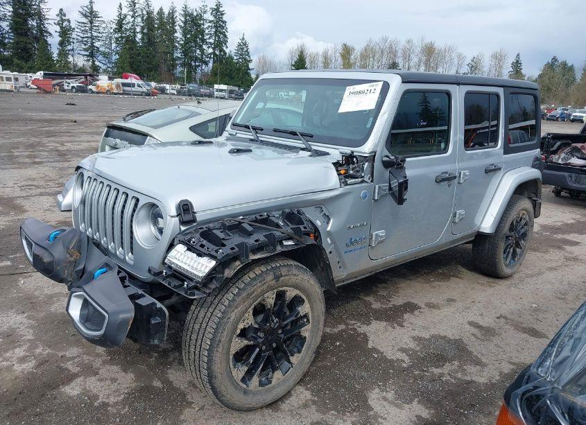 Photo 2 of 2023 Jeep Wrangler 4XE SAHARA 4X4 (VIN 1C4JJXP69PW699155)