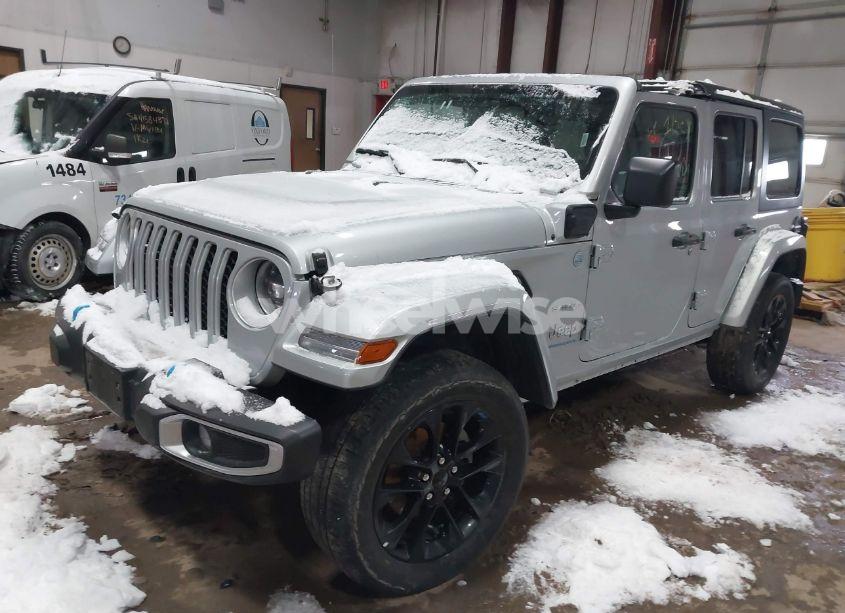 Photo 2 of 2023 Jeep Wrangler 4XE SAHARA 4X4 (VIN 1C4JJXP69PW703074)