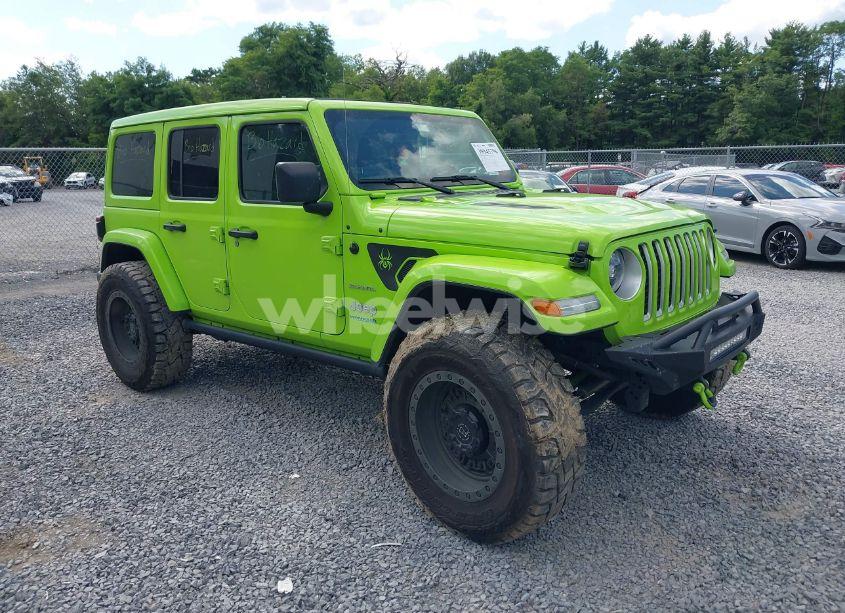 2021 Jeep Wrangler 4XE UNLIMITED SAHARA 4X4 (VIN 1C4JJXP6XMW783058) main photo