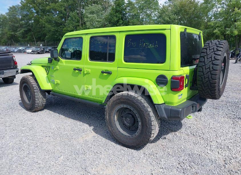 Photo 3 of 2021 Jeep Wrangler 4XE UNLIMITED SAHARA 4X4 (VIN 1C4JJXP6XMW783058)