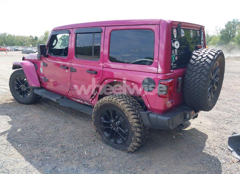 Photo 3 of 2021 Jeep Wrangler 4XE UNLIMITED SAHARA 4X4 (VIN 1C4JJXP6XMW862469)