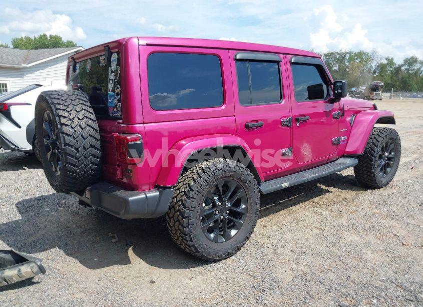 Photo 4 of 2021 Jeep Wrangler 4XE UNLIMITED SAHARA 4X4 (VIN 1C4JJXP6XMW862469)