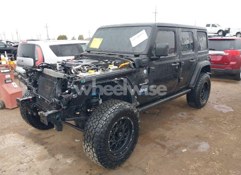 Photo 2 of 2022 Jeep Wrangler 4XE UNLIMITED SAHARA 4X4 (VIN 1C4JJXP6XNW162999)