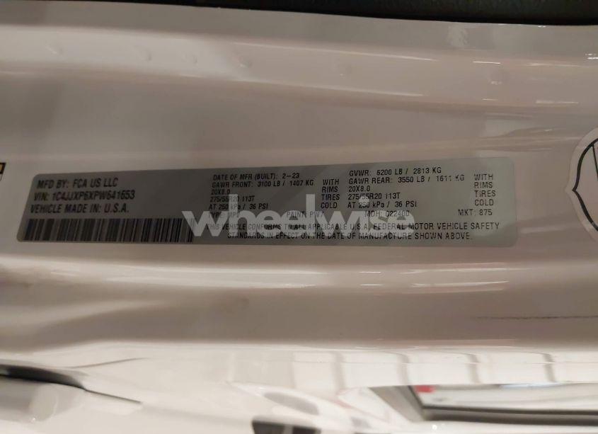 Photo 9 of 2023 Jeep Wrangler 4XE SAHARA 4X4 (VIN 1C4JJXP6XPW641653)