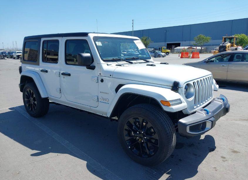 2023 Jeep Wrangler 4XE SAHARA 4X4 (VIN 1C4JJXP6XPW696152) main photo