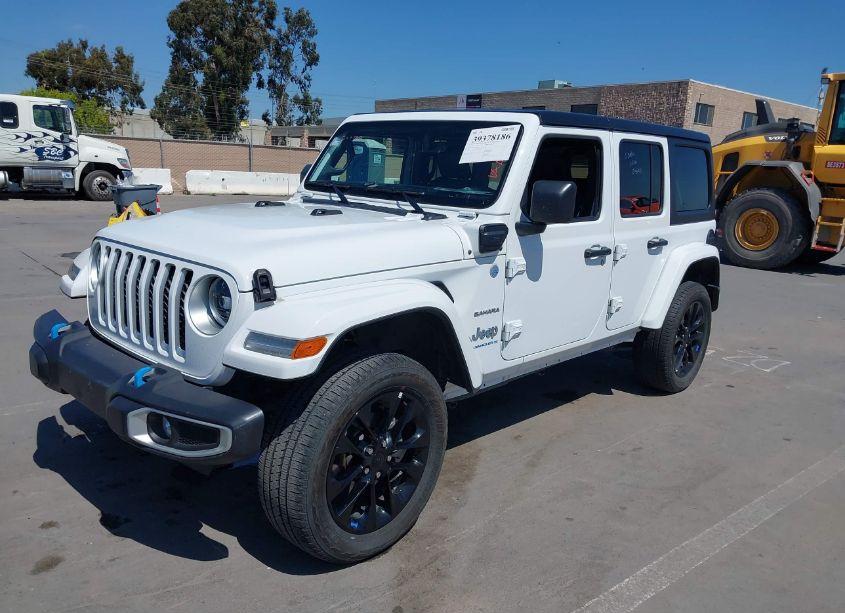 Photo 2 of 2023 Jeep Wrangler 4XE SAHARA 4X4 (VIN 1C4JJXP6XPW696152)