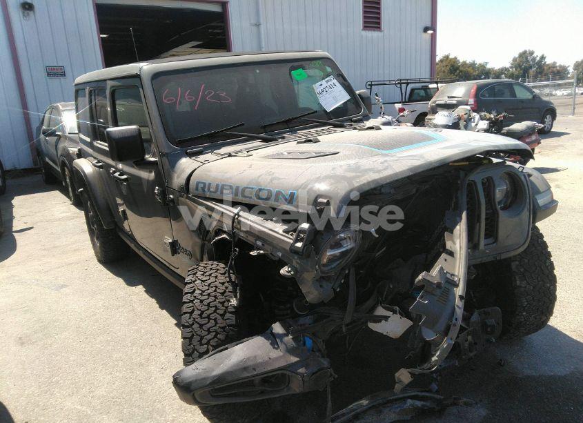 2022 Jeep Wrangler 4XE UNLIMITED RUBICON 4X4 (VIN 1C4JJXR60NW182756) main photo