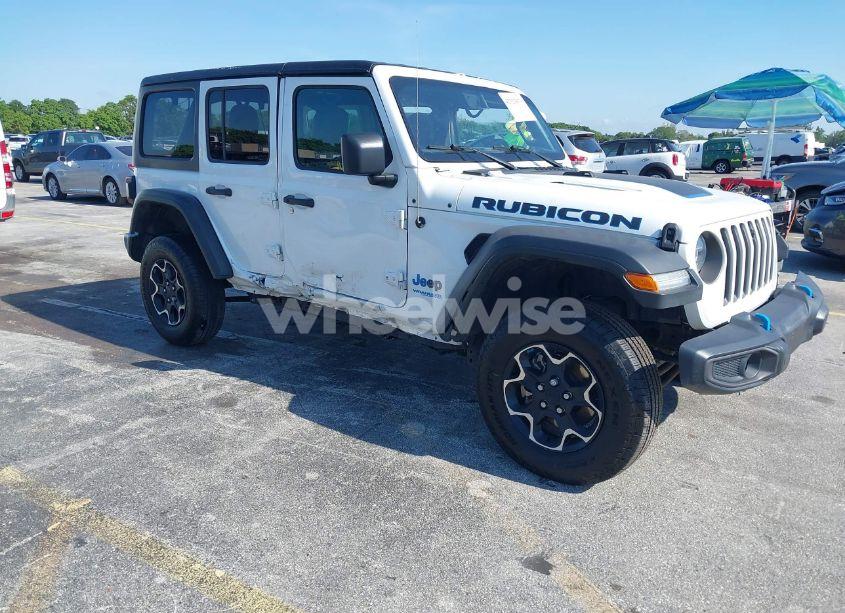 2022 Jeep Wrangler 4XE UNLIMITED RUBICON 4X4 (VIN 1C4JJXR60NW250148) main photo