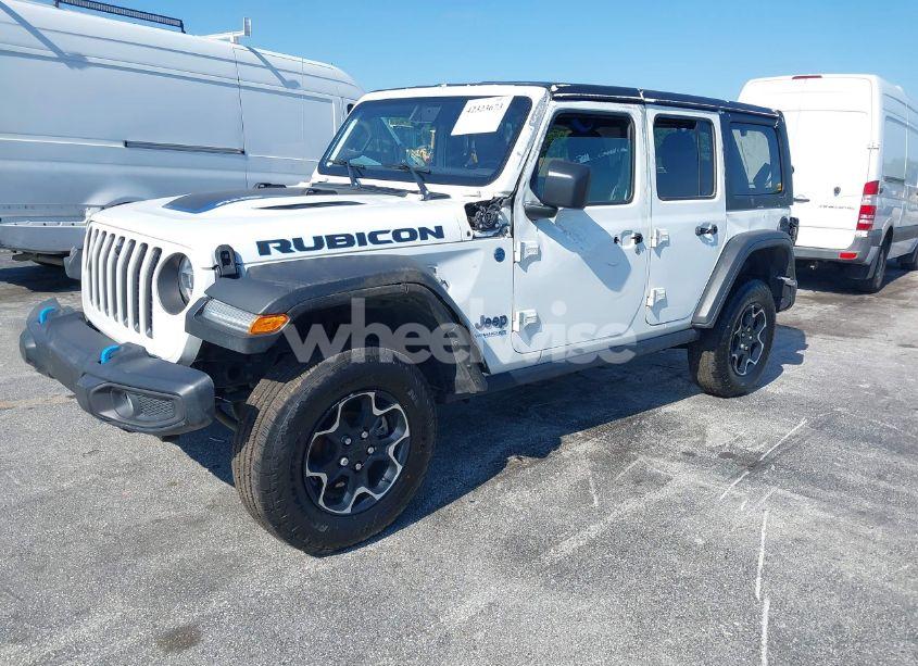 Photo 2 of 2022 Jeep Wrangler 4XE UNLIMITED RUBICON 4X4 (VIN 1C4JJXR60NW250148)