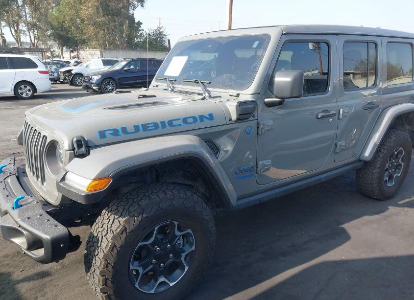 Photo 2 of 2022 Jeep Wrangler 4XE UNLIMITED RUBICON 4X4 (VIN 1C4JJXR60NW250182)