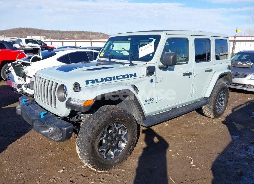 Photo 2 of 2023 Jeep Wrangler 4XE RUBICON 4X4 (VIN 1C4JJXR60PW580956)