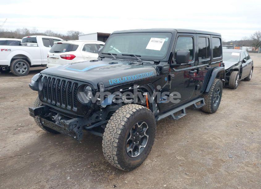 Photo 2 of 2023 Jeep Wrangler 4XE RUBICON 4X4 (VIN 1C4JJXR60PW605192)